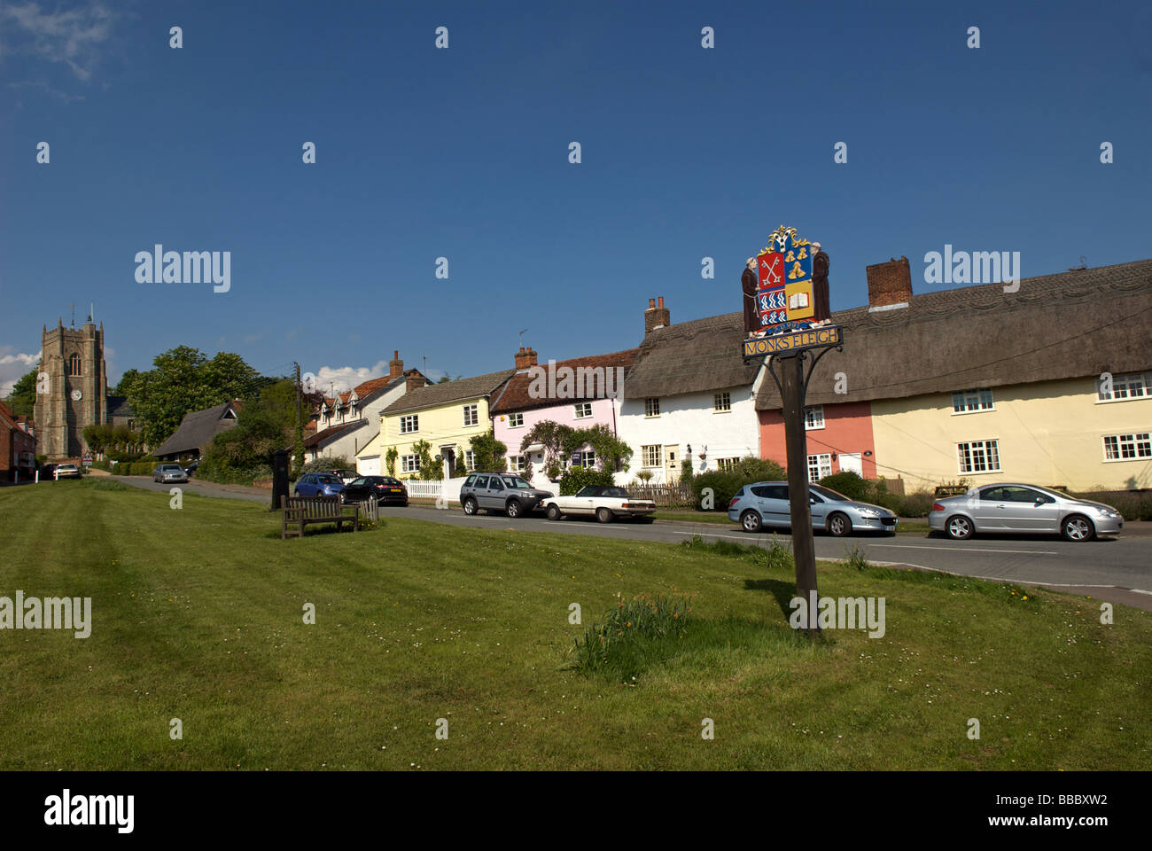 Monks Eleigh, Suffolk, UK Stock Photo Alamy