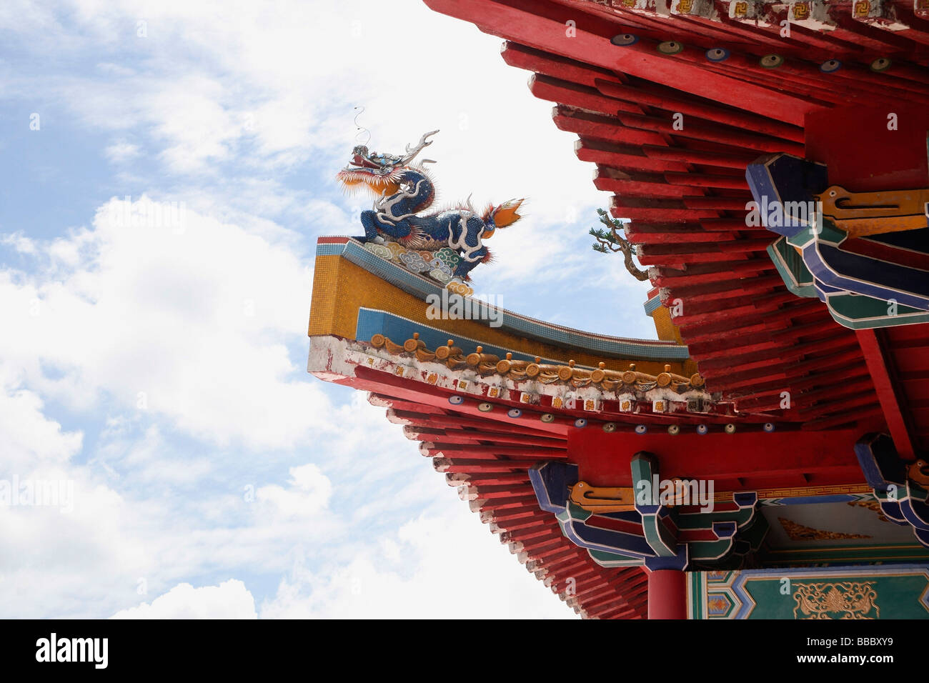 Detail of Chinese rooftop Stock Photo - Alamy