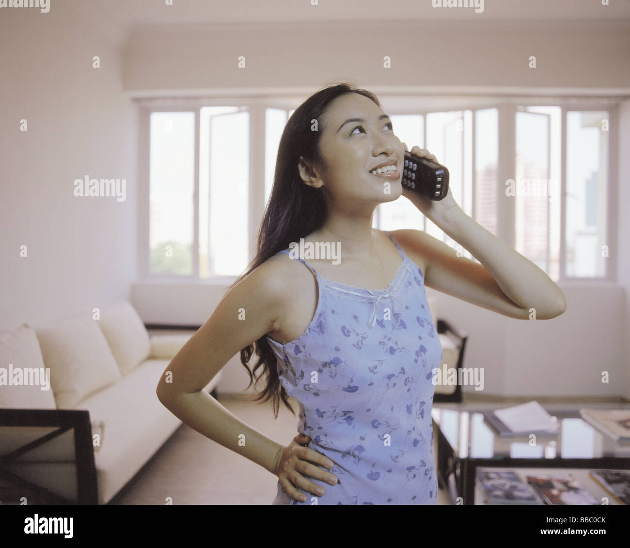 Young asian woman talking hi-res stock photography and images - Alamy