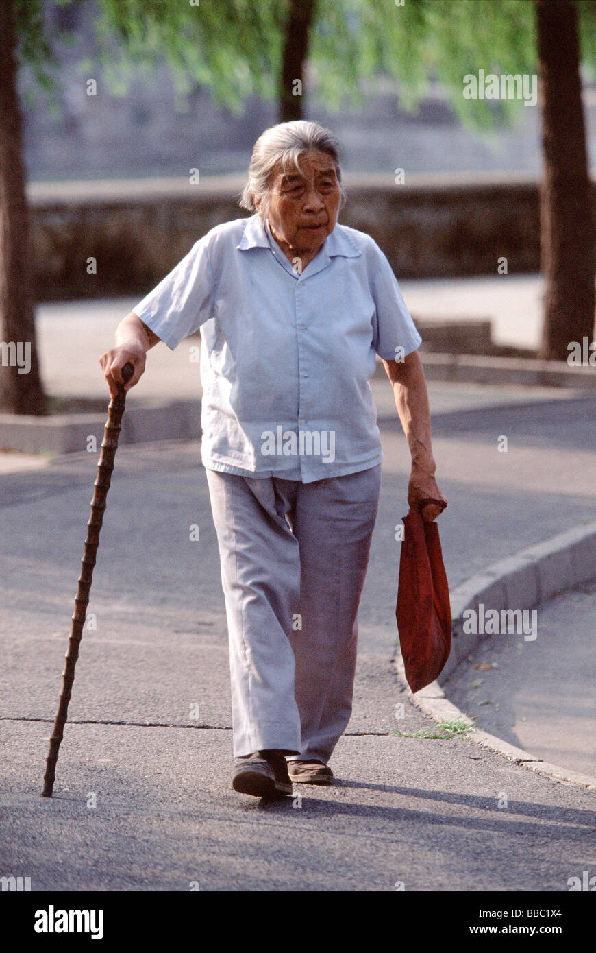 Old Woman Walking
