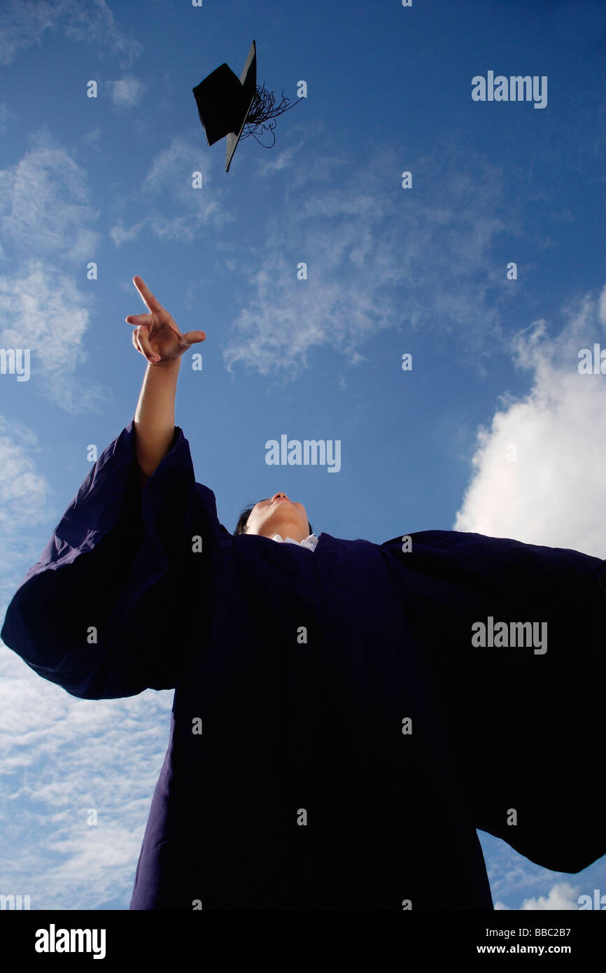 Graduation hat air hires stock photography and images Alamy