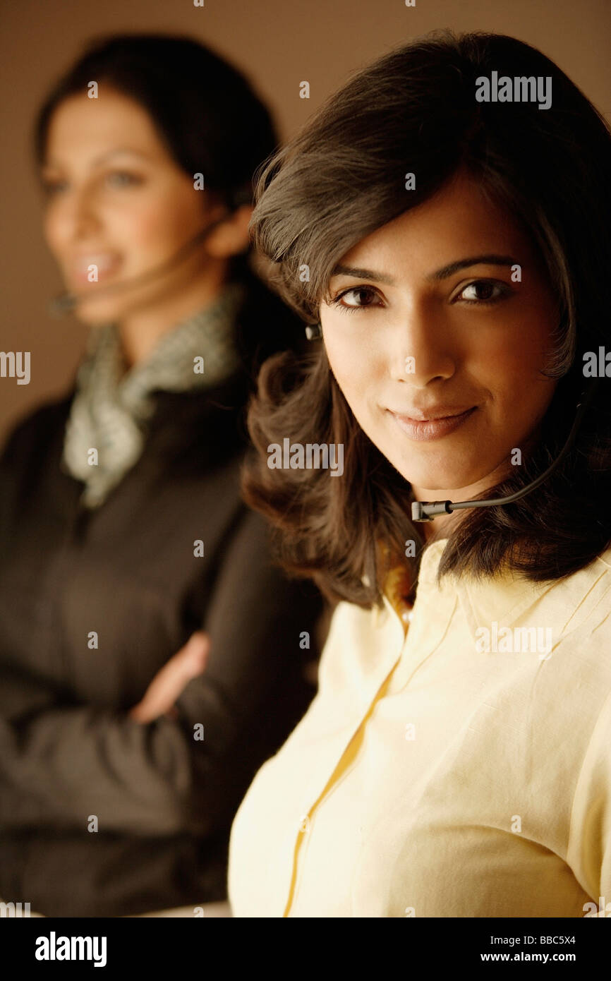 telecommunications agents Stock Photo