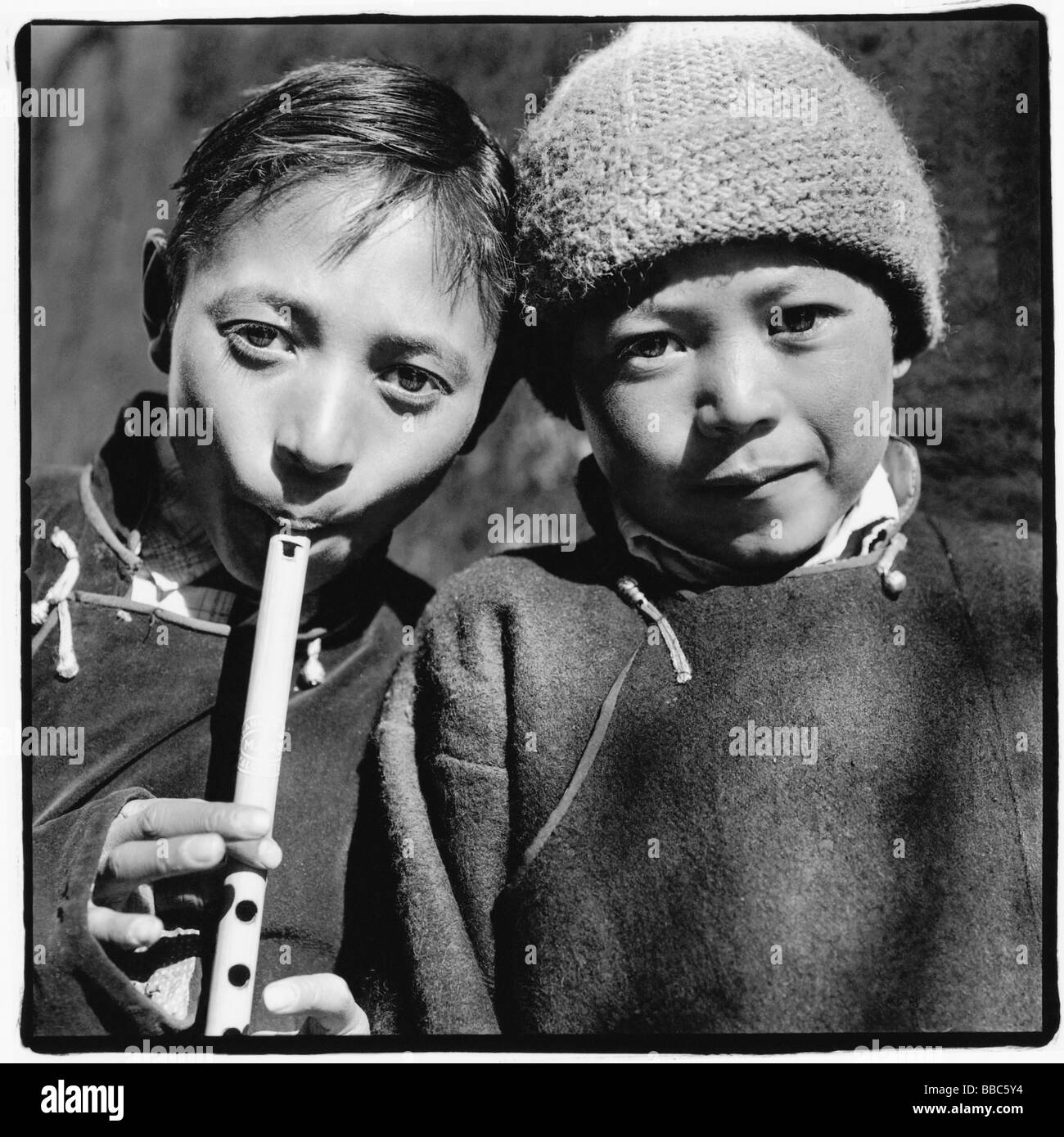 Boy recorder Black and White Stock Photos & Images Alamy