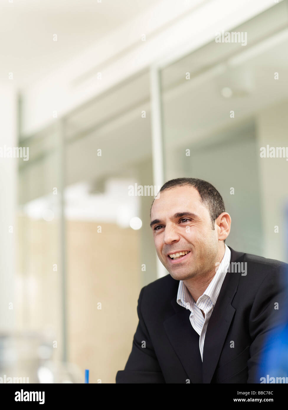 Business man in a meeting Stock Photo