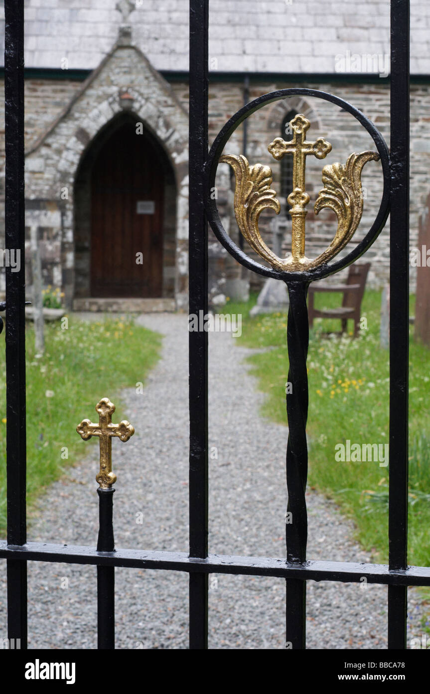 Church Gates Stock Photo