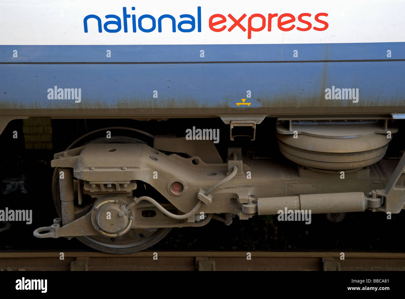 National Express passenger train Stock Photo Alamy