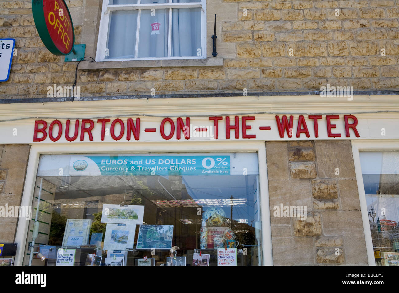cotswold gloucestershire, bourton on the water post office Stock Photo
