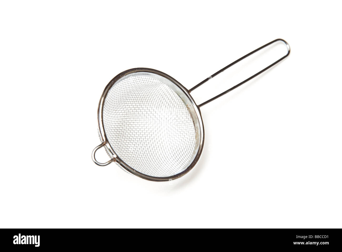 Tea strainer isolated on a white studio background Stock Photo Alamy