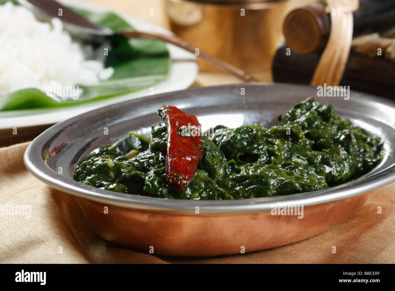 Tamil Spinach Keerai is dish from Tamil Nadu Stock Photo Alamy