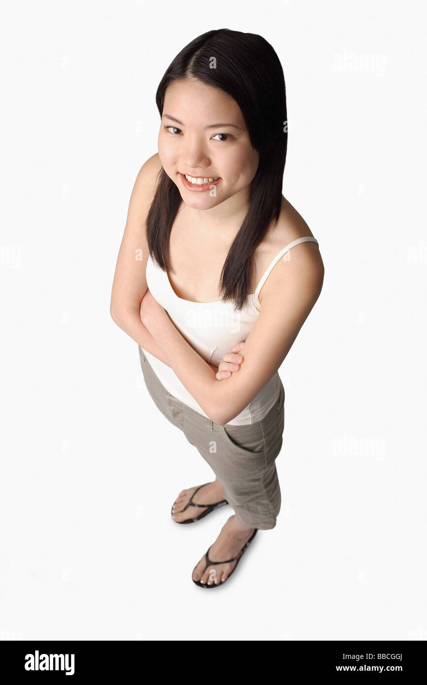 Arms crossed young woman my body hi-res stock photography and images ...