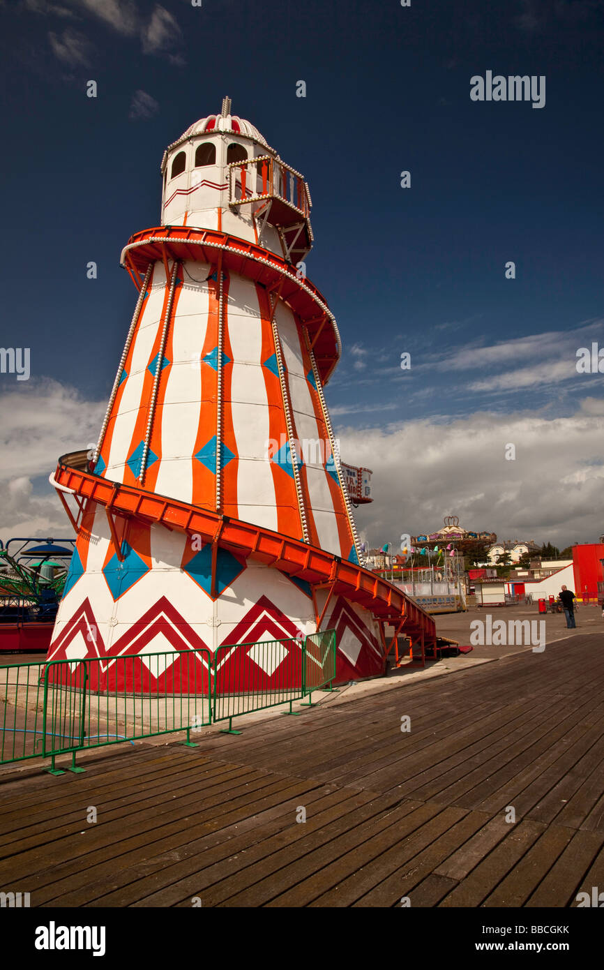 Helter Skelter on the Pier at Clacton Stock Photo