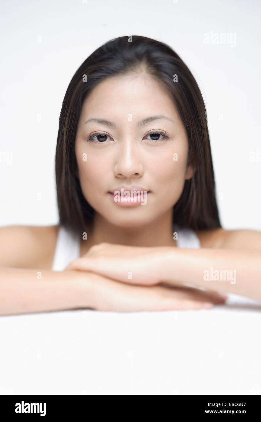 Head shot arms folded hi-res stock photography and images - Alamy
