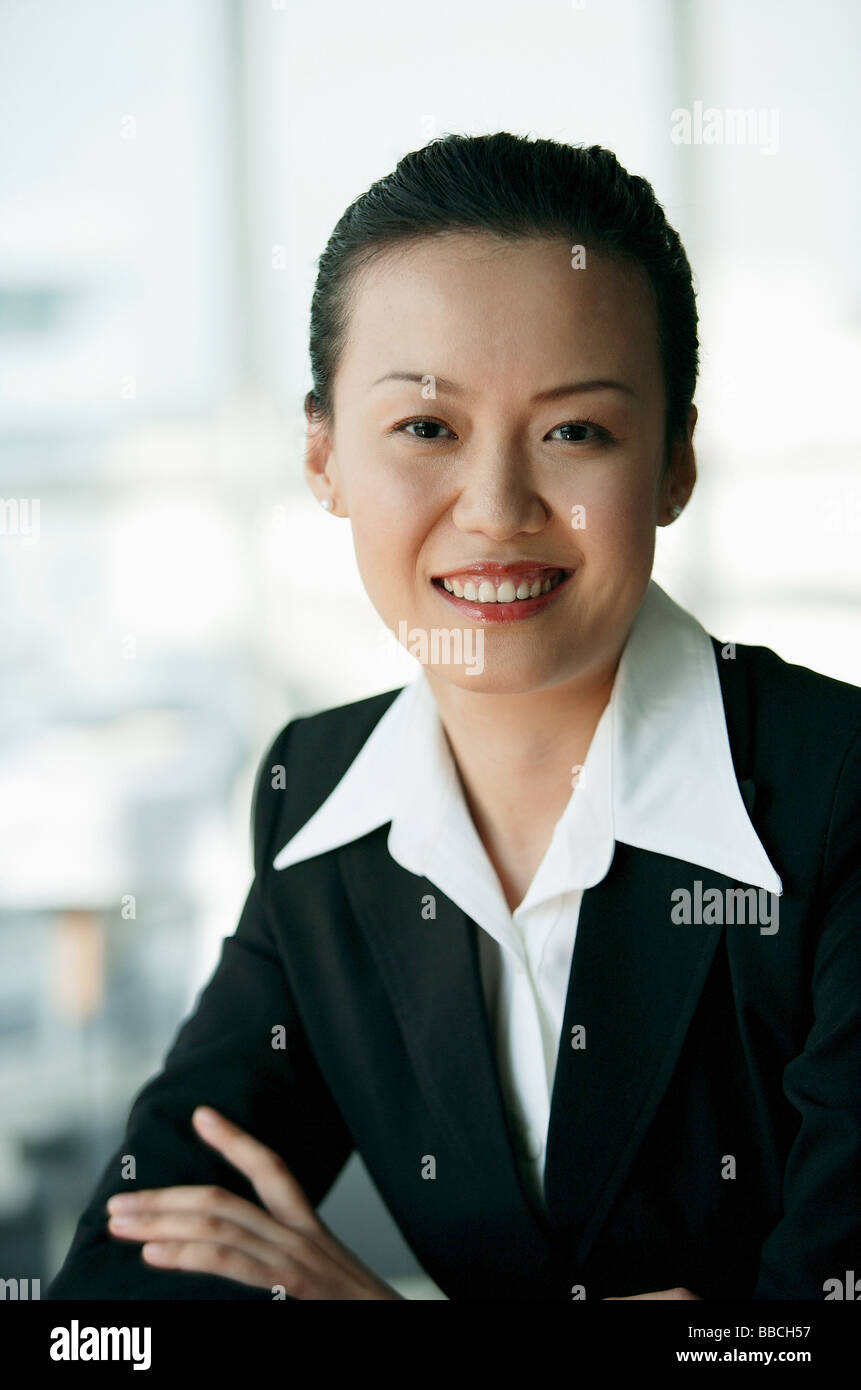 Woman in business suit, portrait Stock Photo - Alamy