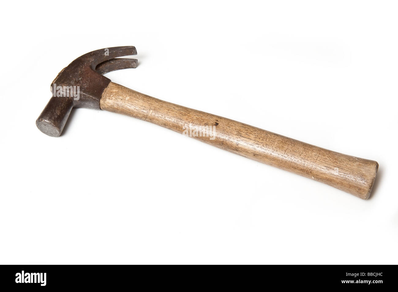 Hammer isolated on a white studio background Stock Photo