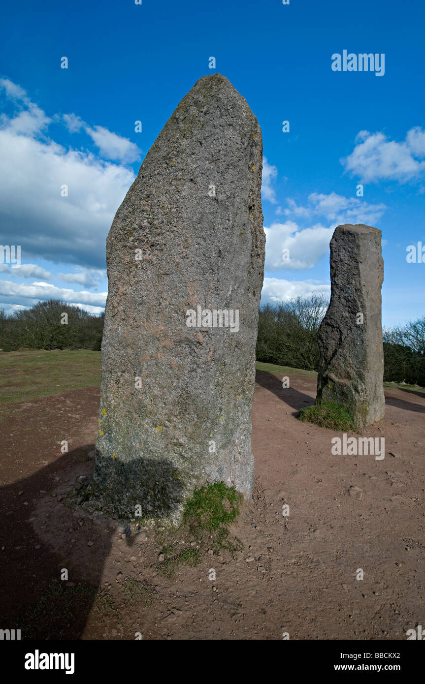 four stone folly summit of adams hill part of the clent worcestershire england uk Stock Photo