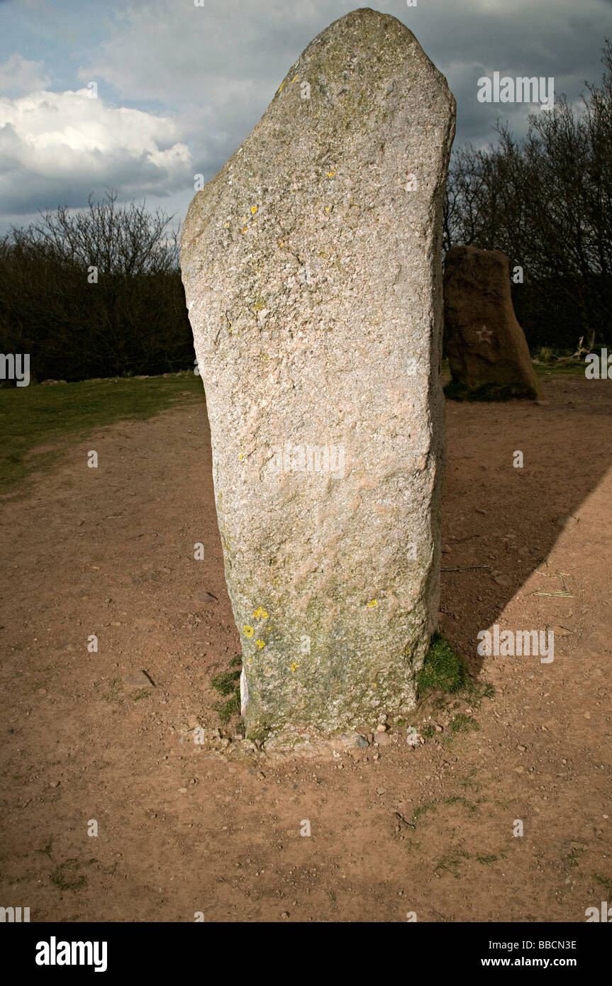 four stone folly summit of adams hill part of the clent worcestershire england uk Stock Photo
