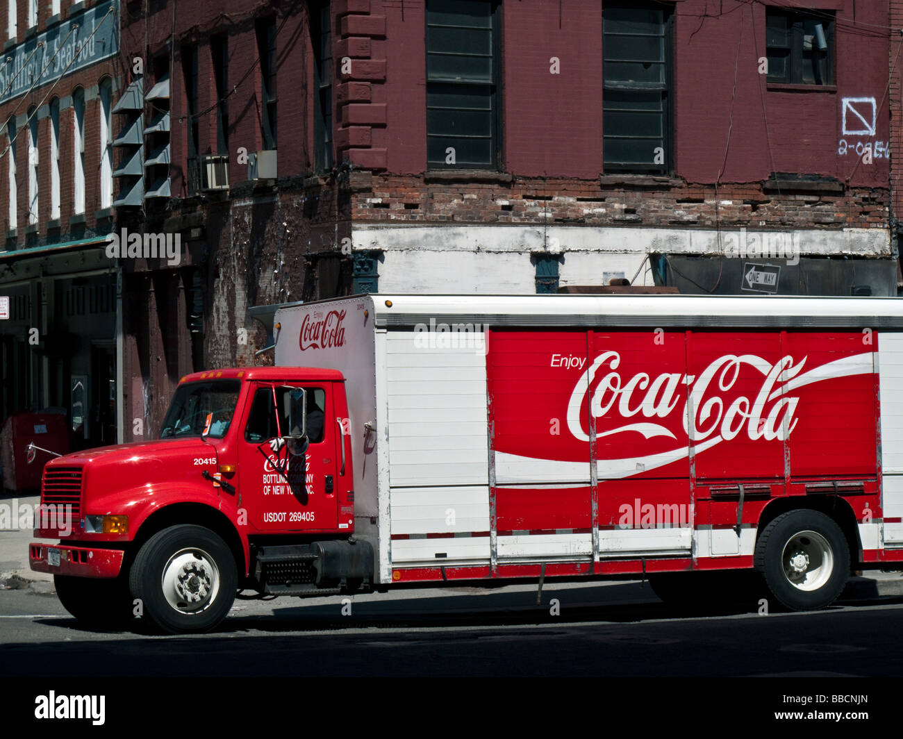 Coca Cola truck Stock Photo - Alamy