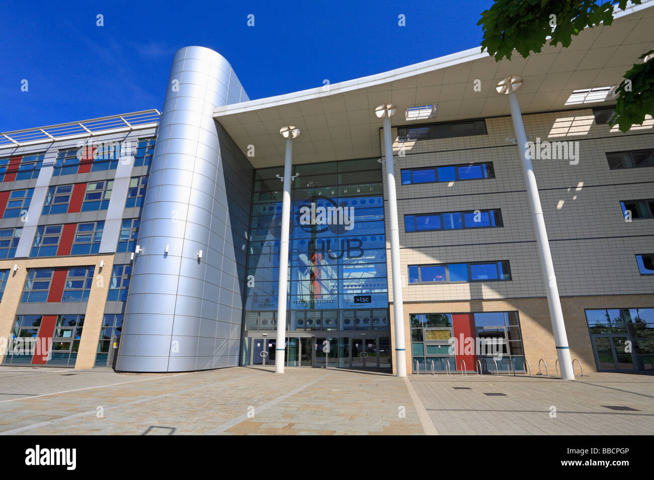 Doncaster College, The Hub and Waterfront, Doncaster, South Yorkshire, England, UK. Stock Photo