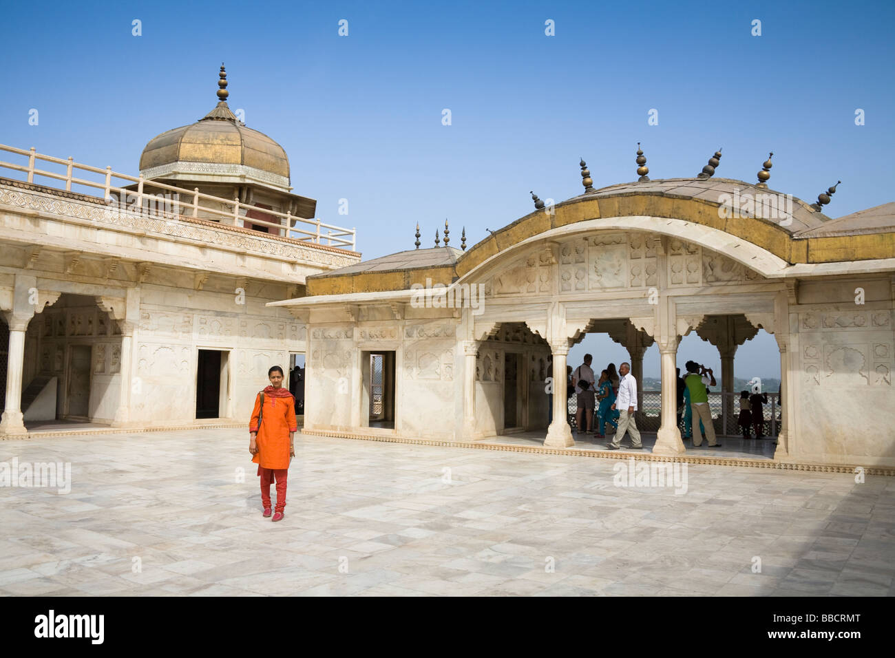 Golden Pavilion, Agra Fort, also known as Red Fort, Agra, Uttar Pradesh
