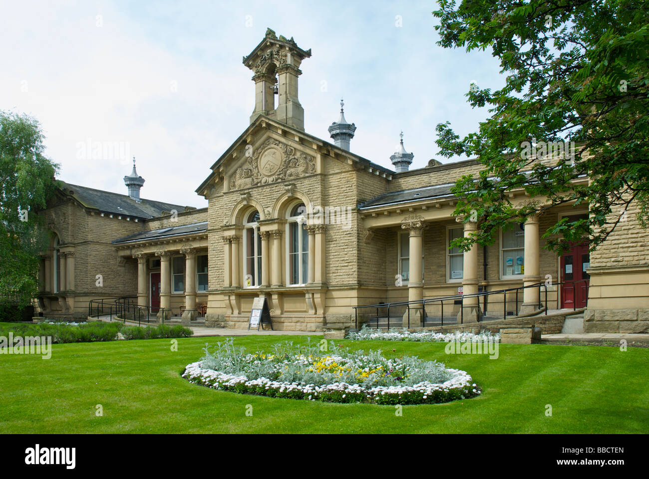 The School, Victoria Road, Saltaire, West Yorkshire, England UK Stock Photo