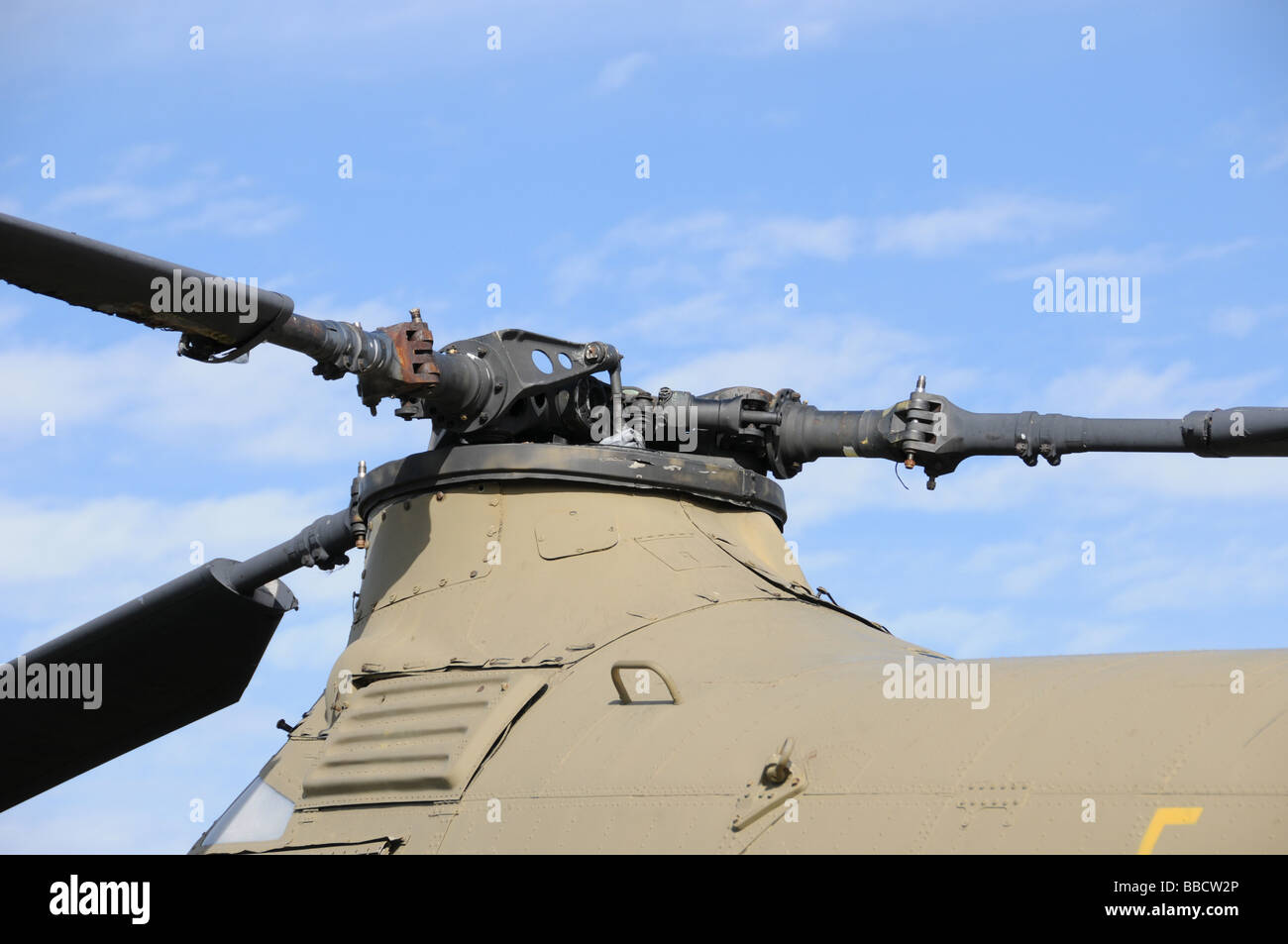 Close-up of helicopter rotor Stock Photo - Alamy