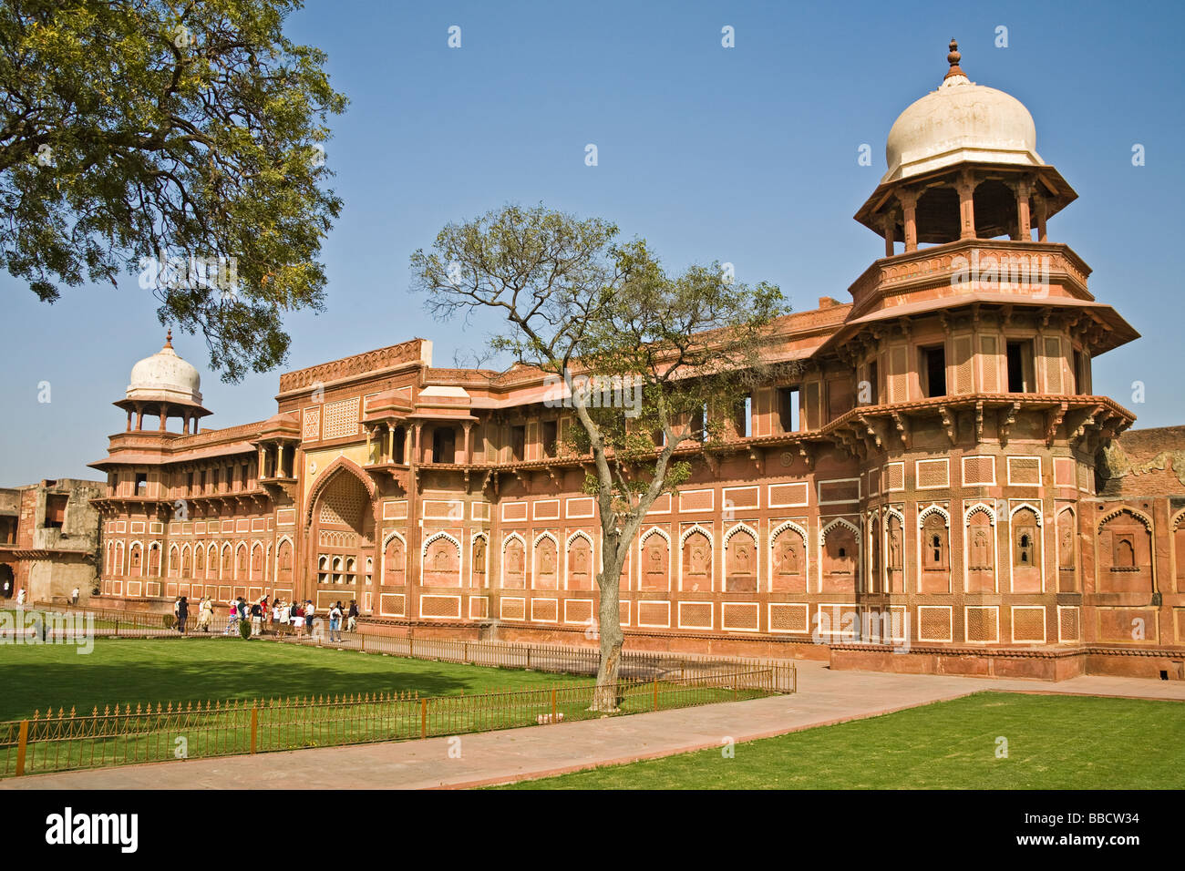 Jahangiri Mahal, Agra Fort, also known as Red Fort, Agra, Uttar Pradesh, India Stock Photo