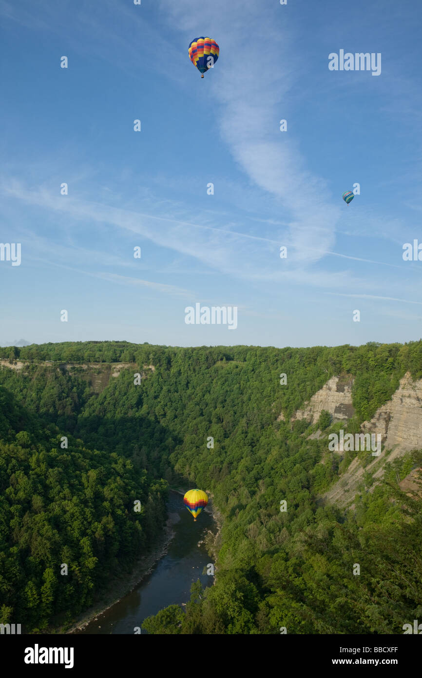 Letchworth state park and balloon hires stock photography and images