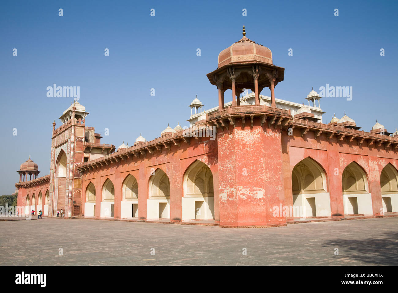 Akbar’s Mausoleum, Sikandra, near Agra, Uttar Pradesh, India Stock Photo