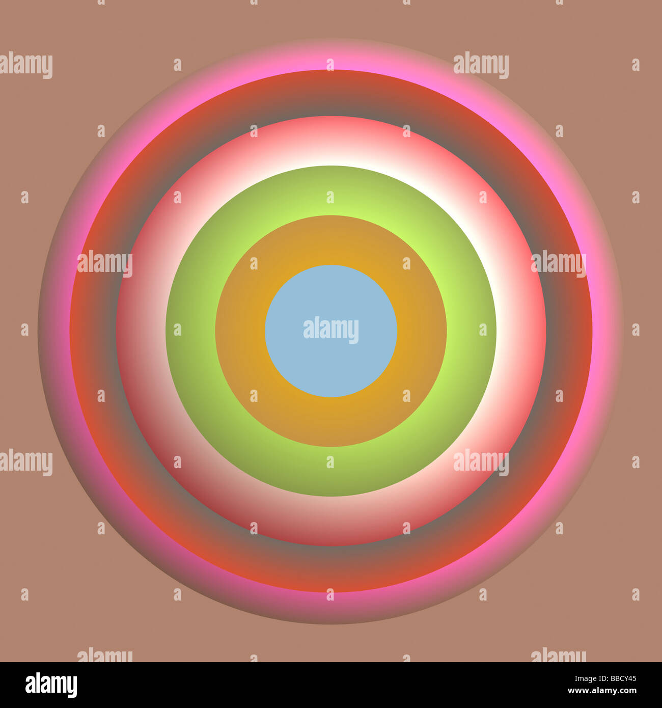 Round circles of color abstract illustration Stock Photo - Alamy