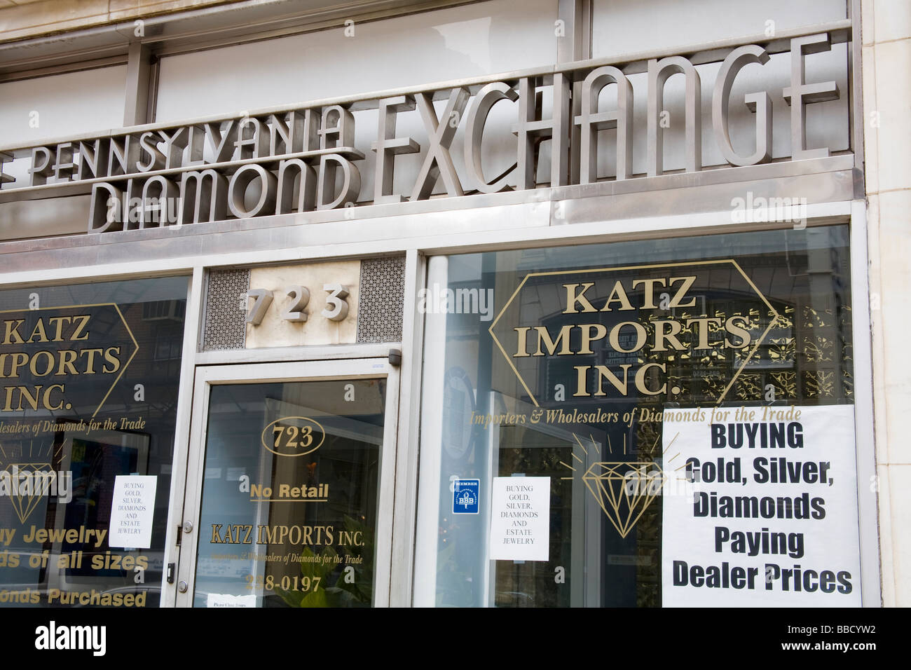Jewelers Row District Philadelphia Pennsylvania USA Stock Photo Alamy