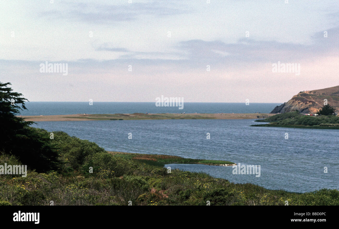 Rodeo Lagoon Marin Headlands Golden Gate National Recreation Area California Stock Photo Alamy