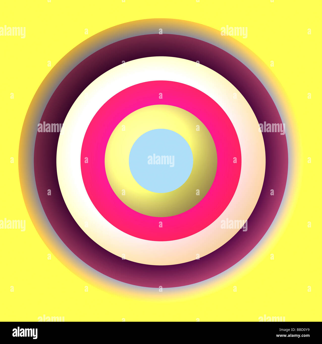 Round circles of color abstract illustration Stock Photo - Alamy