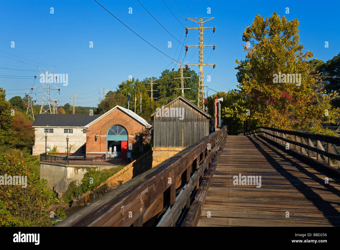 Columbia Riverfront Park Historic Canal Columbia South Carolina USA