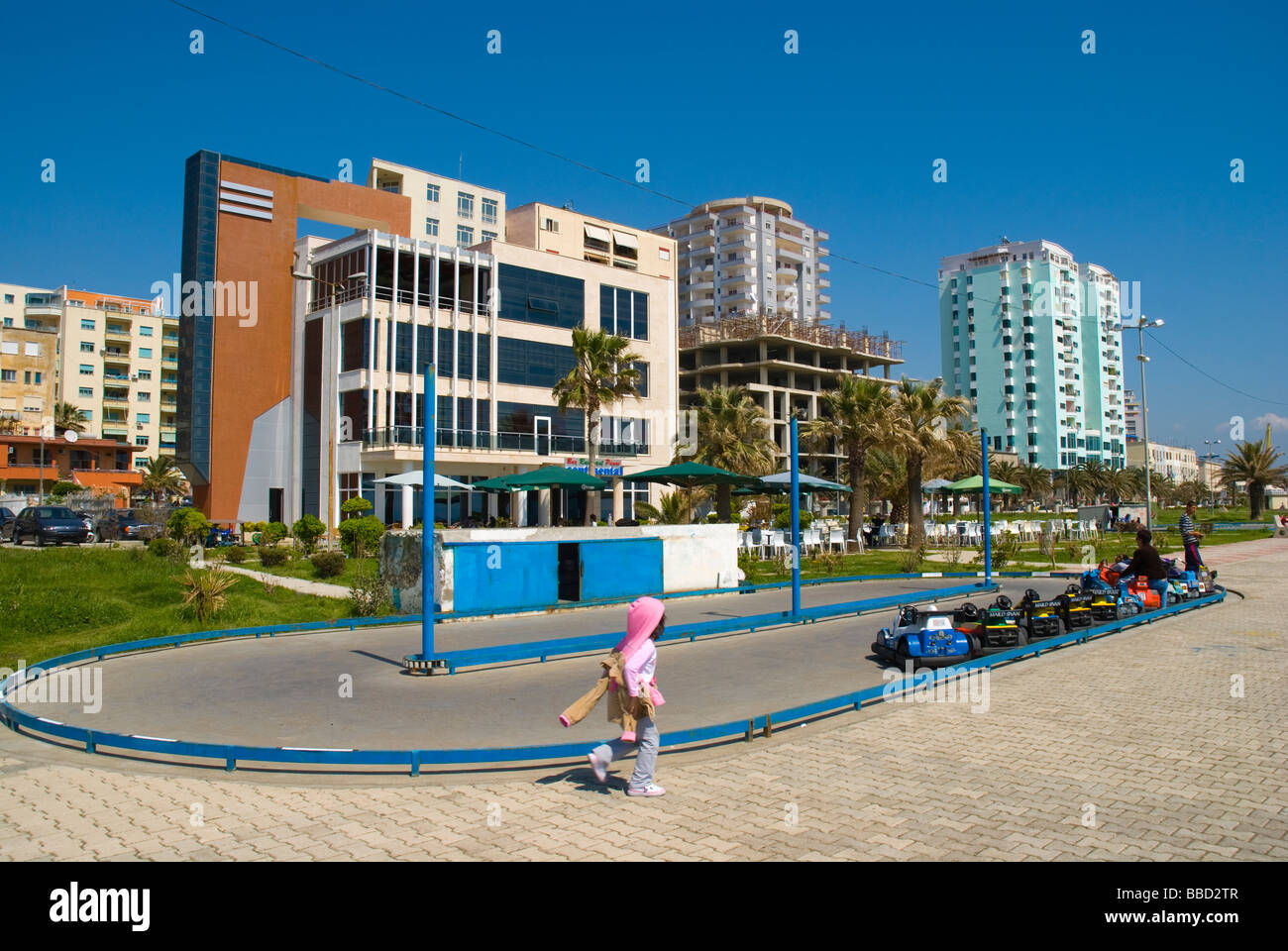Waterfront Durres Albania Europe Stock Photo Alamy