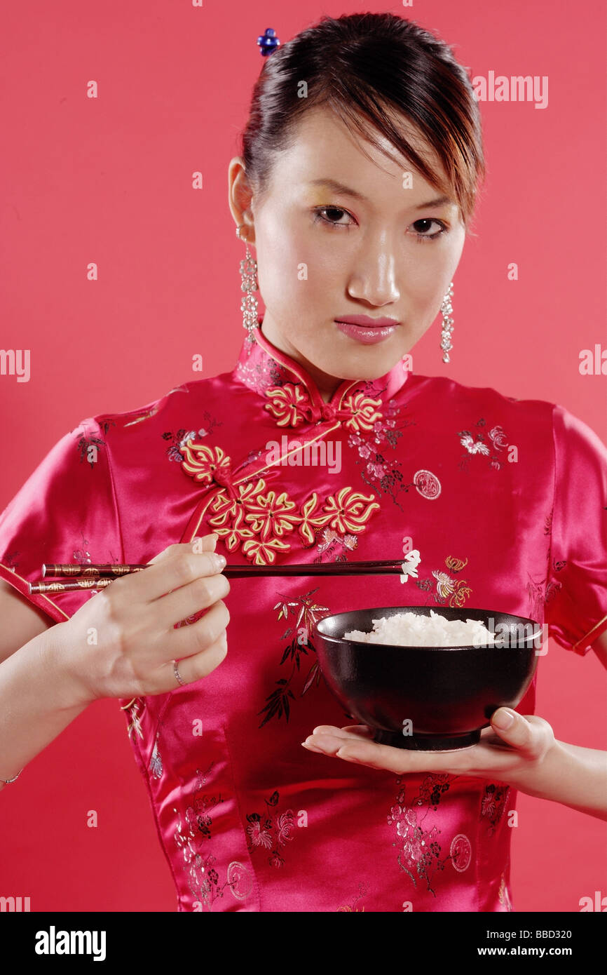 Hair Bun Chopsticks Stock Photos Hair Bun Chopsticks Stock