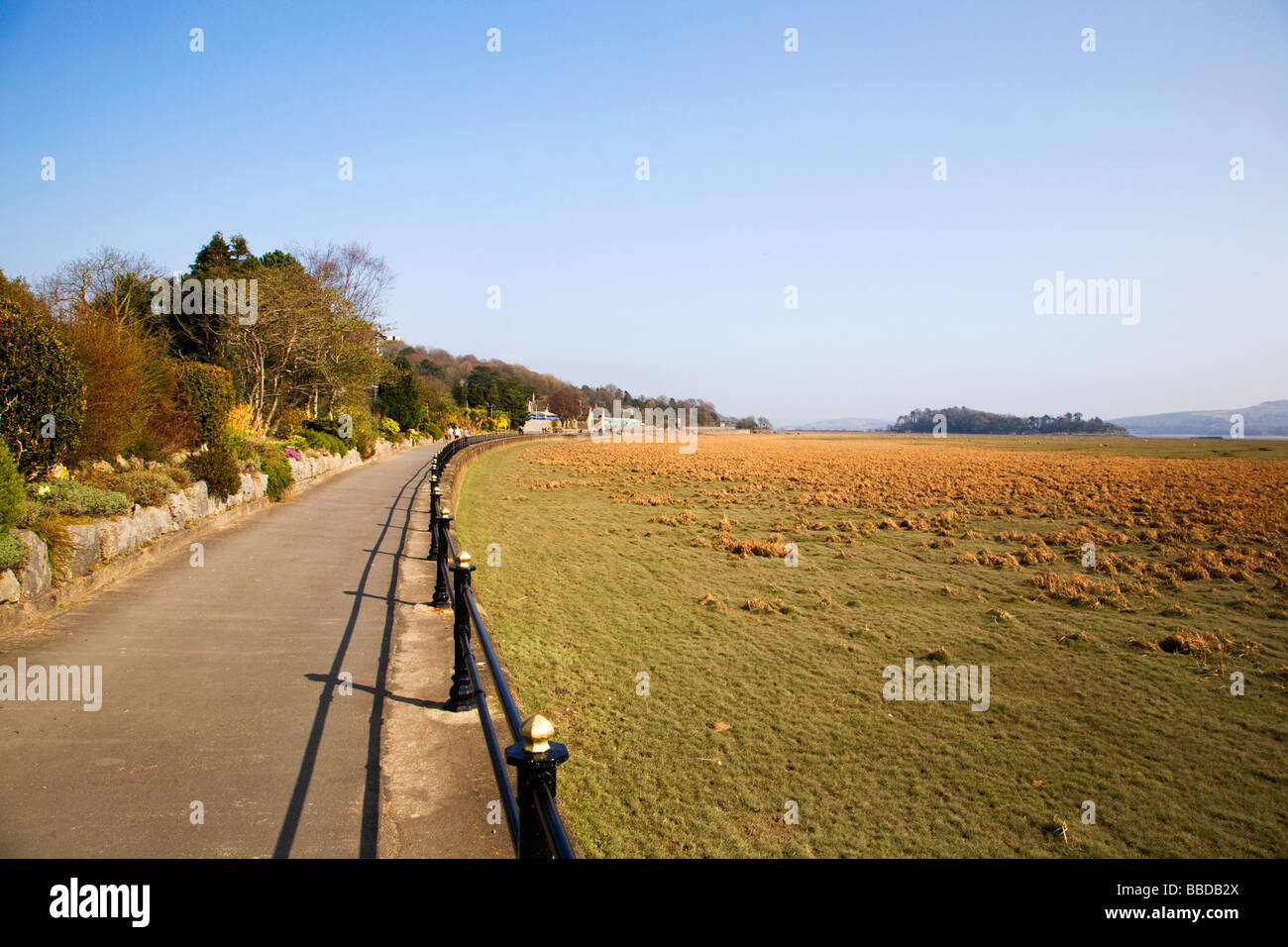 The Promenade Grange Over Sands Cumbria England Stock Photo Alamy