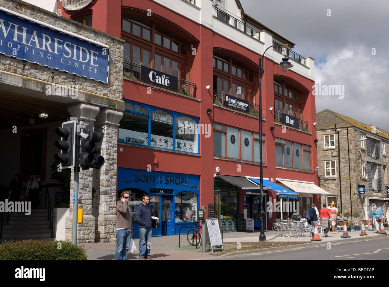 Cafe bar on the seafront in Penzance Cornwall UK Stock Photo Alamy