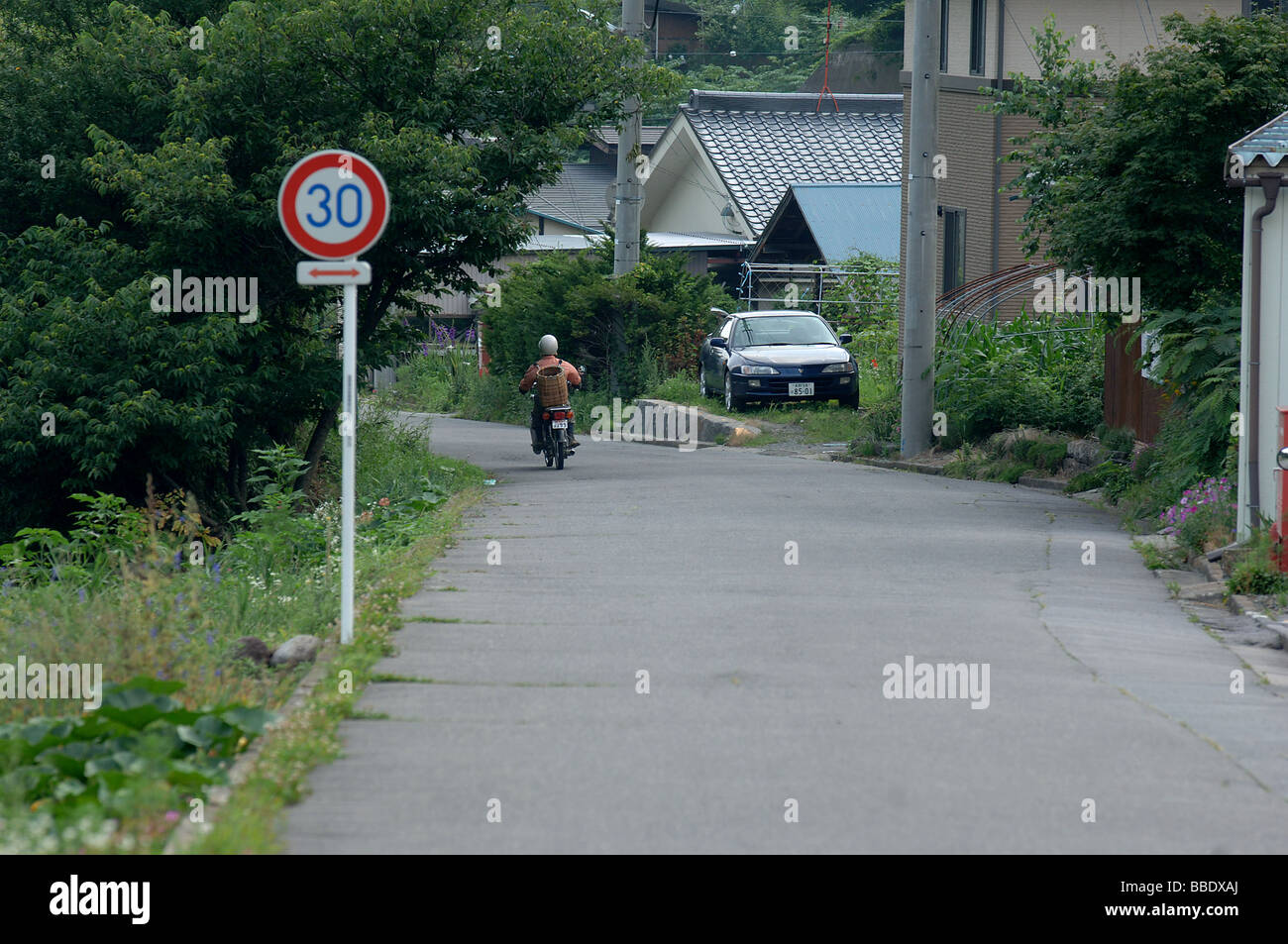 Nagano village life Stock Photo Alamy