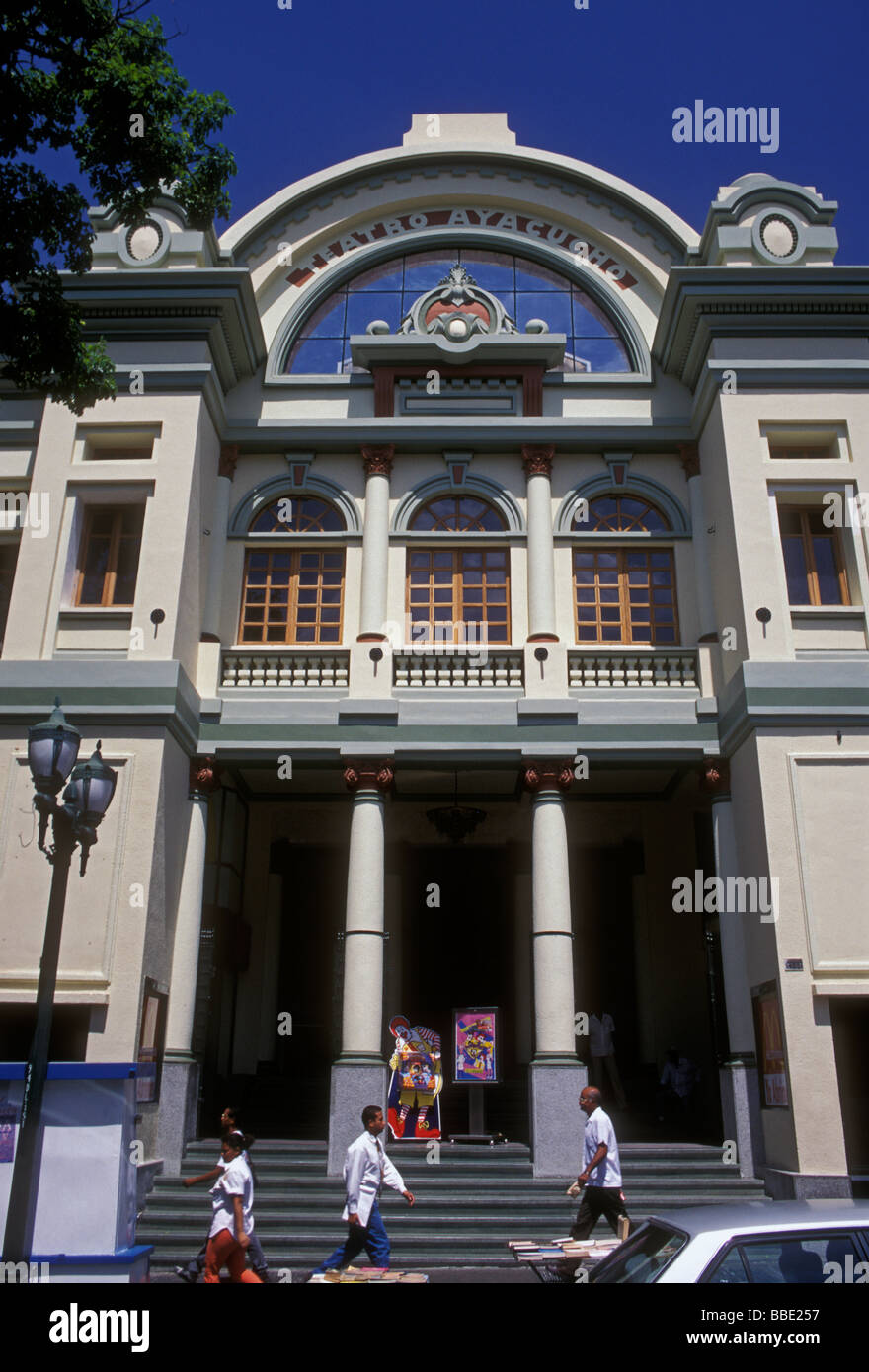 Teatro Ayacucho, Ayacucho Theater, neo-baroque architecture, city of Caracas, Capital District, Venezuela Stock Photo