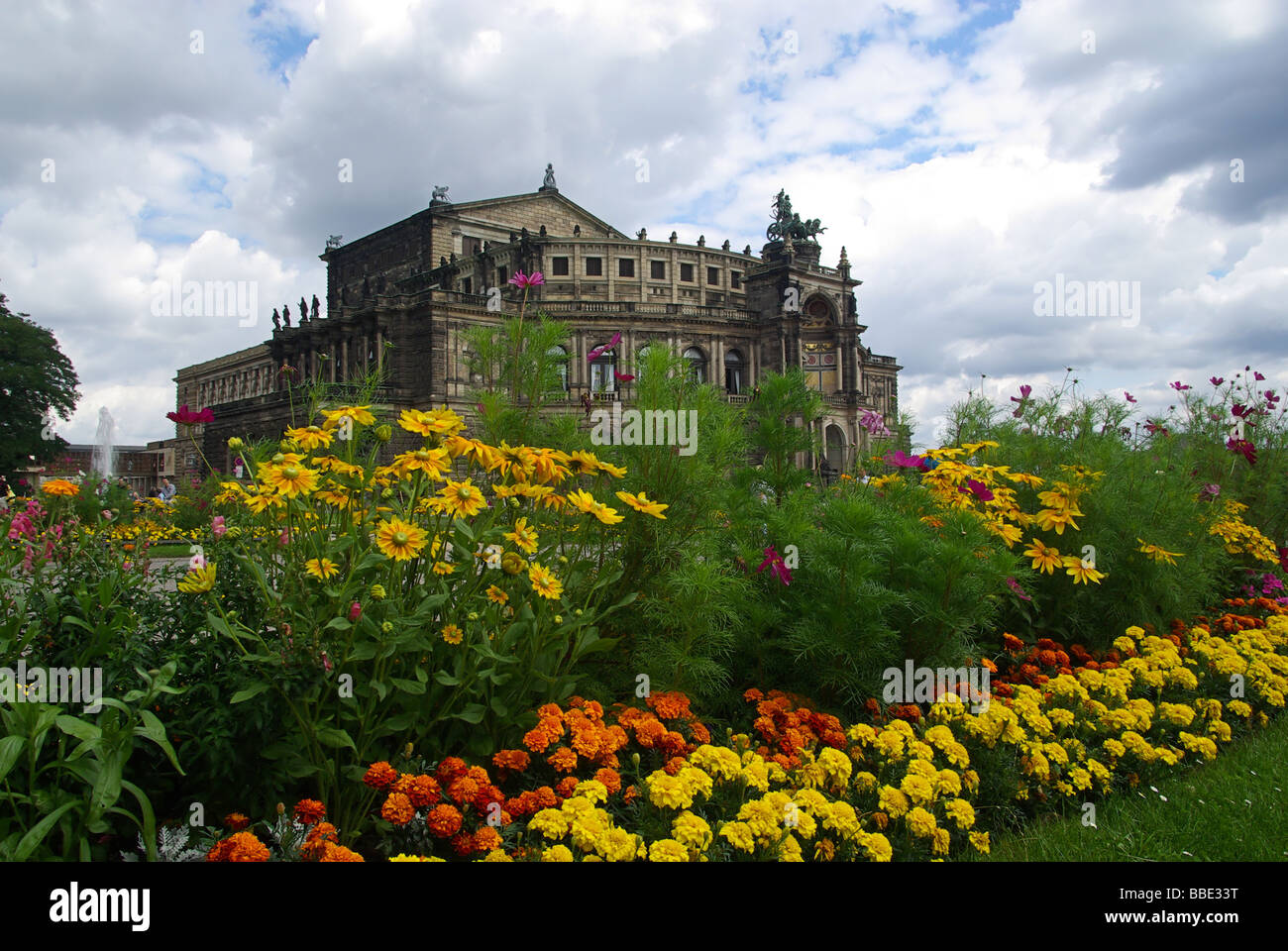 Dresden Semperoper 04 Stock Photo