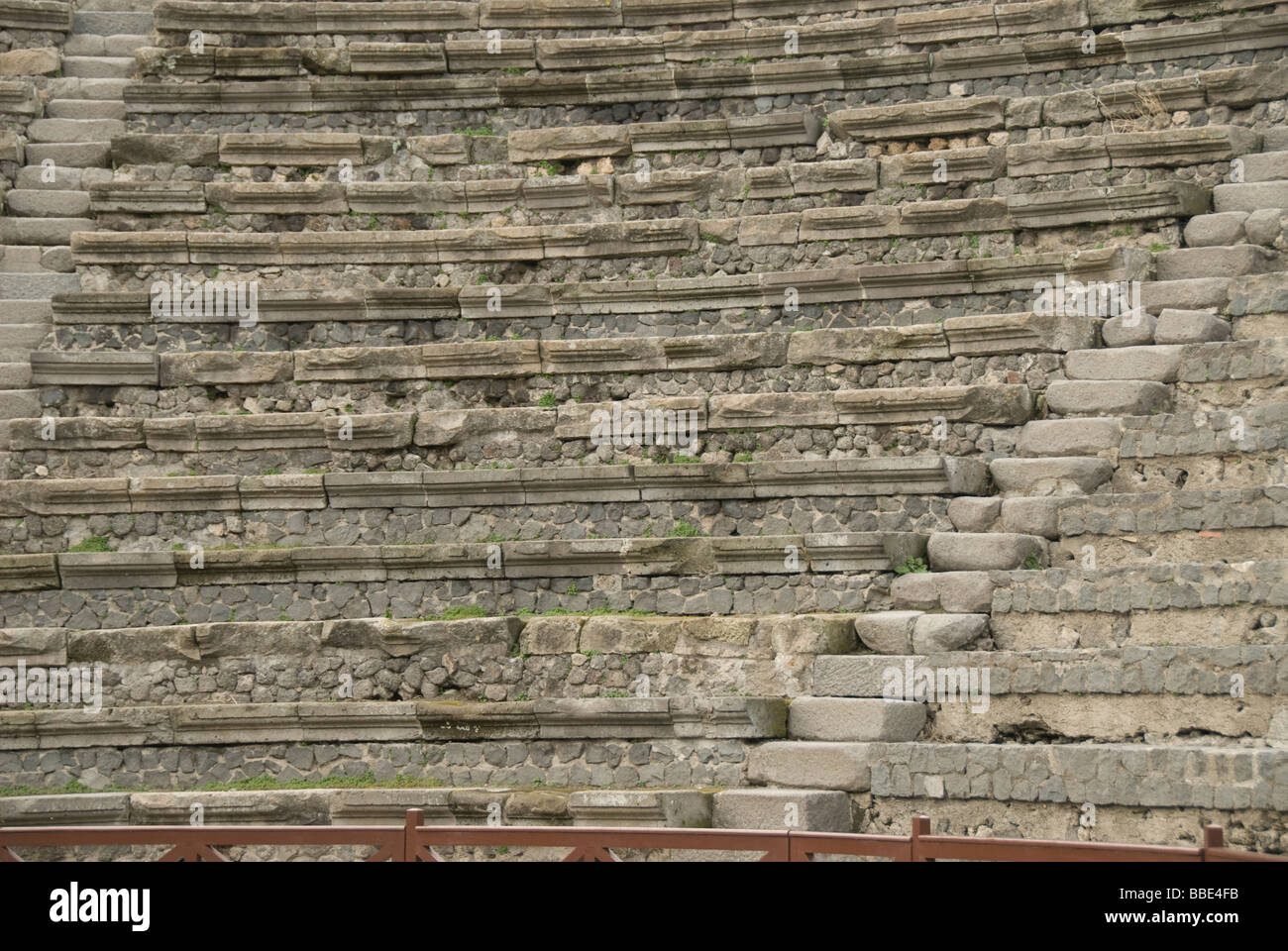 tribunes of the small teather in Pompeji, Italy Stock Photo