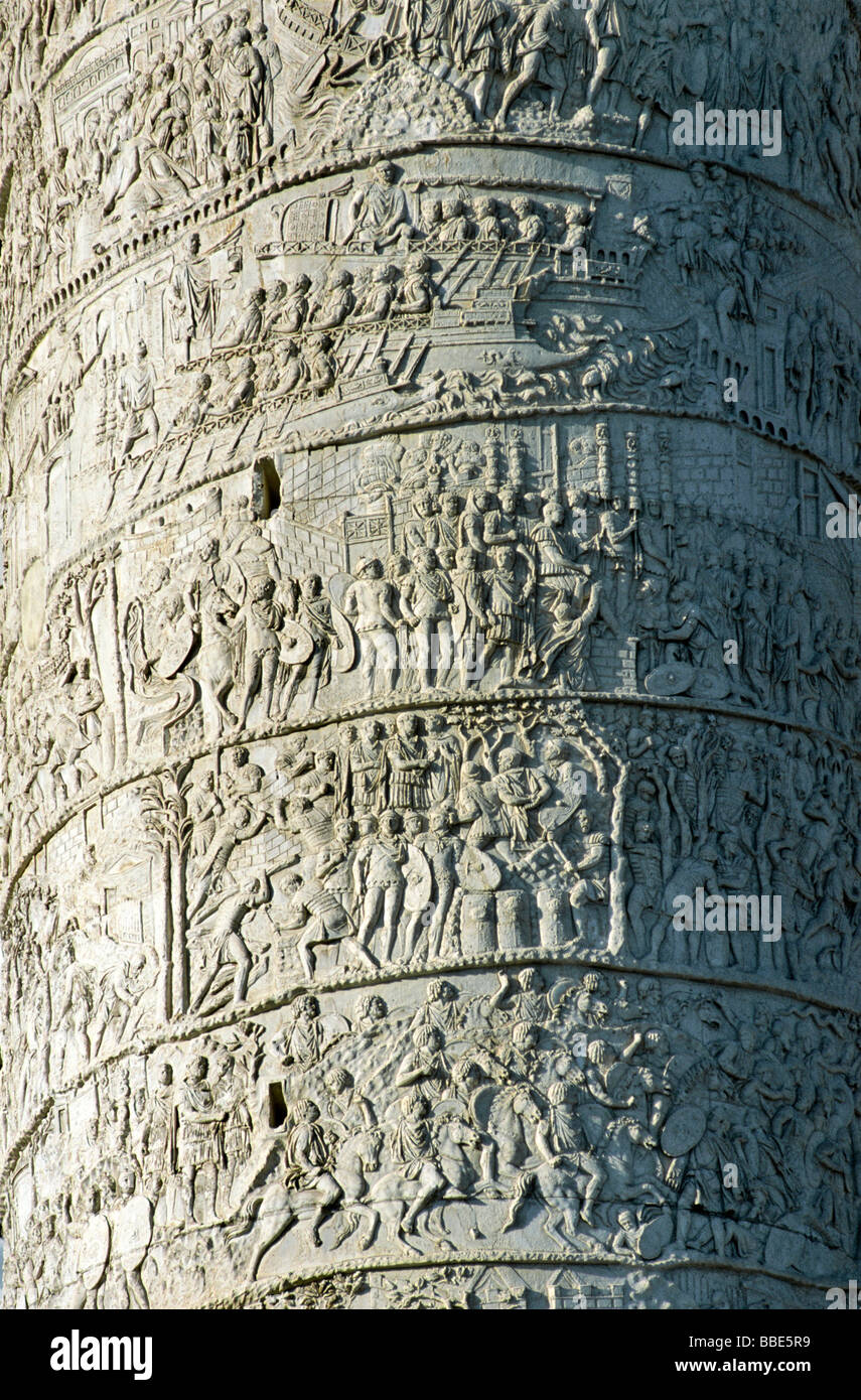 Relief Column Reliefs of Trajan's Column, Trajan's forum, Via dei Fori Imperiali ...
