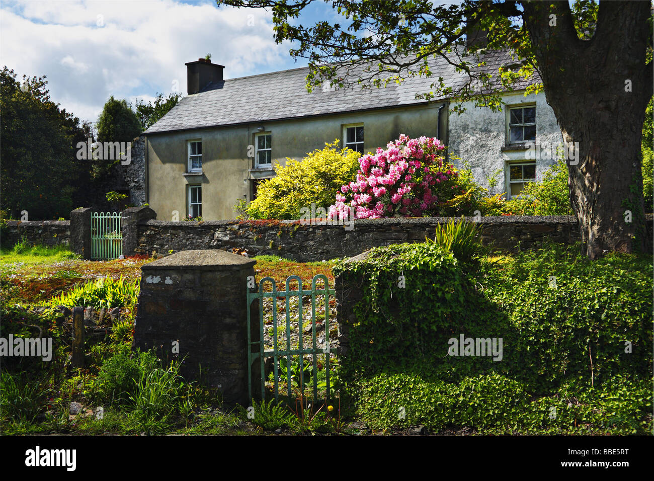 Farmhouse in West Cork Ireland Stock Photo