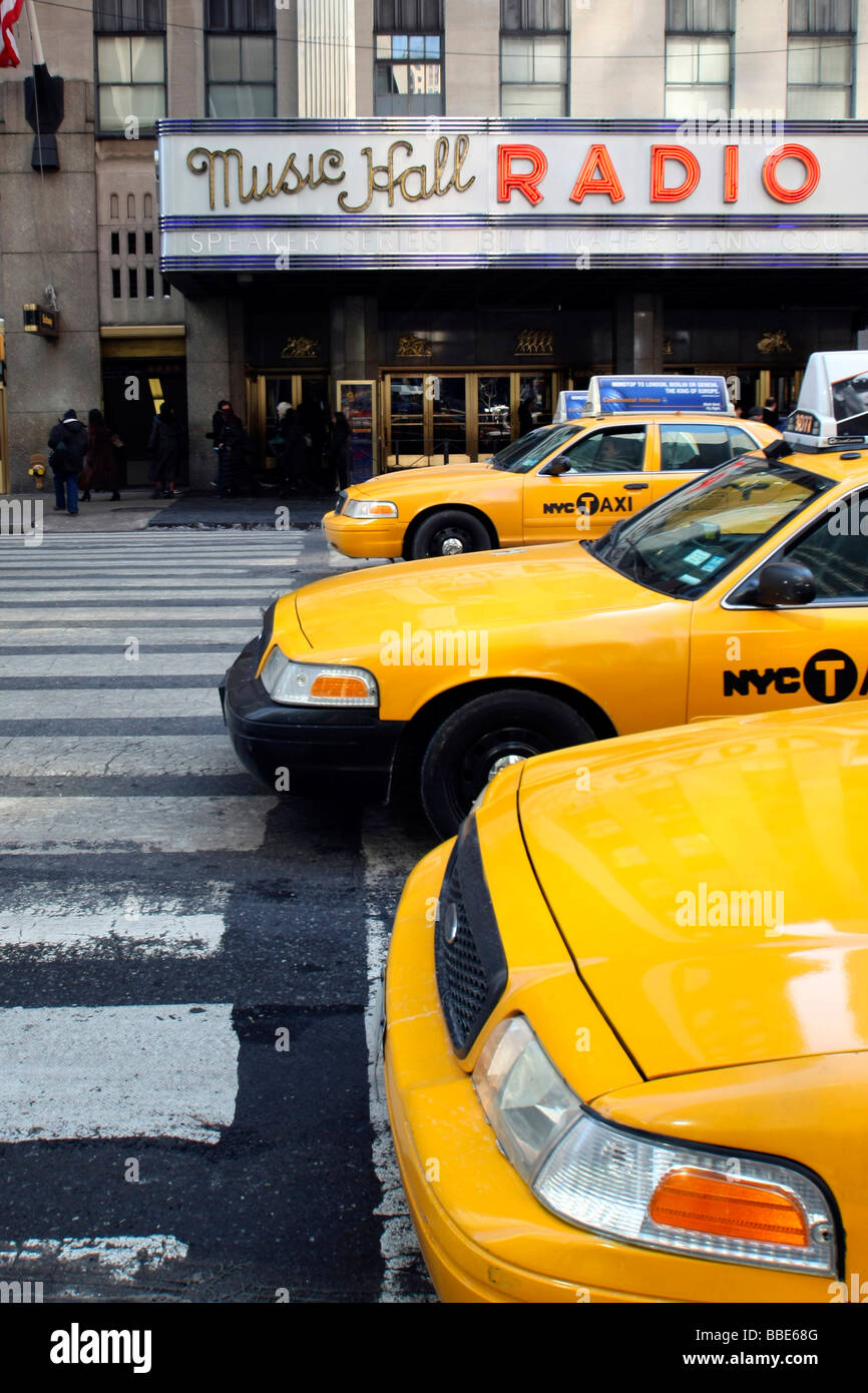 Radio City Music Hall, Manhattan, New York City, USA, United States of America Stock Photo