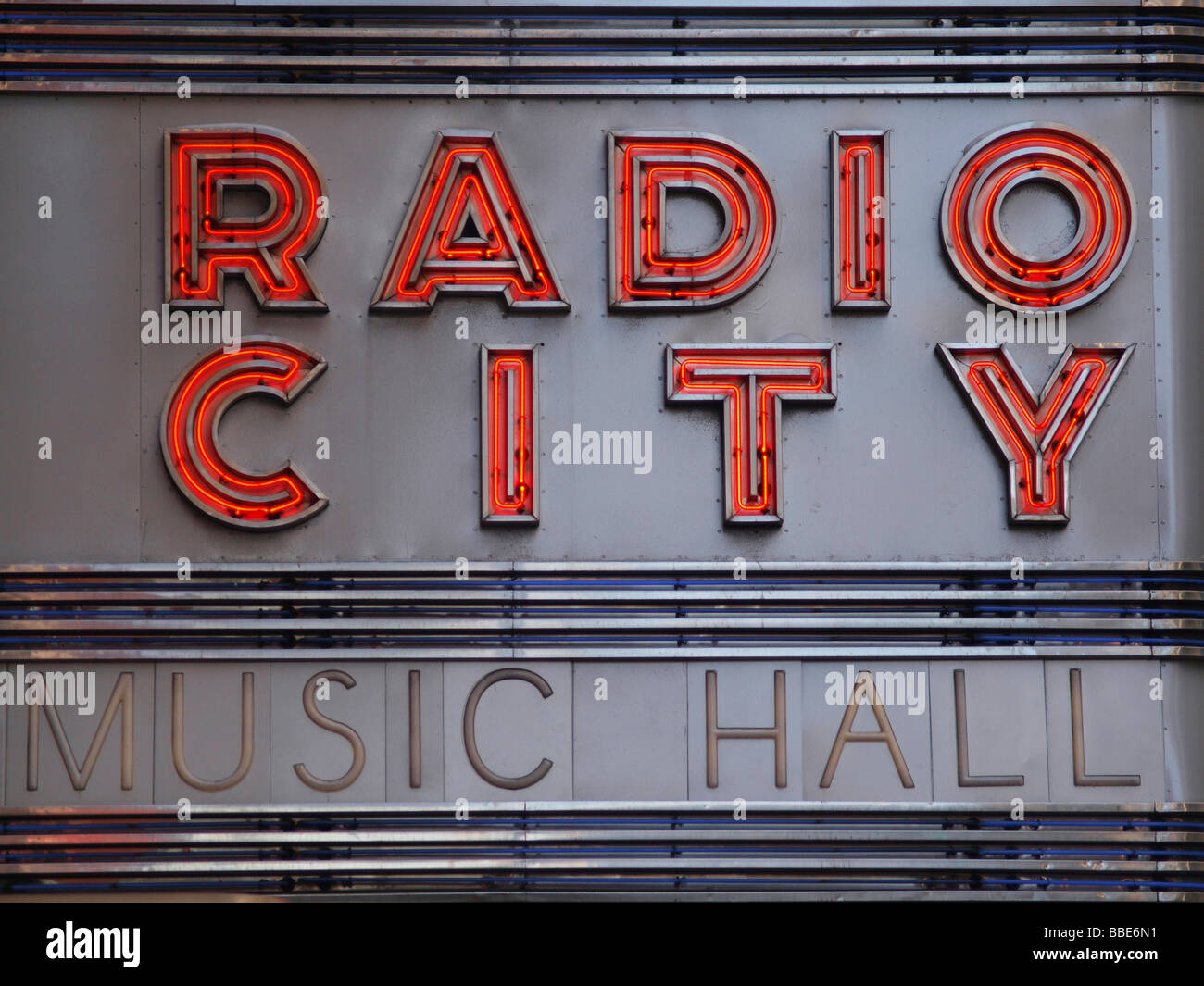 Radio City Music Hall, Manhattan, New York City, USA Stock Photo