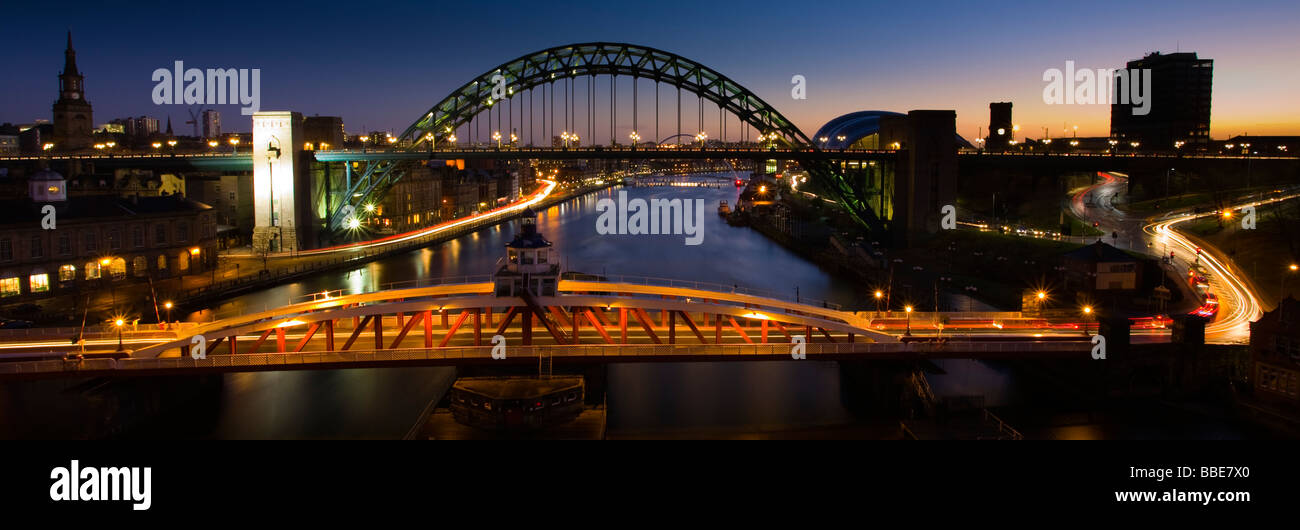 Panoramic view of newcastle upon tyne hi-res stock photography and ...