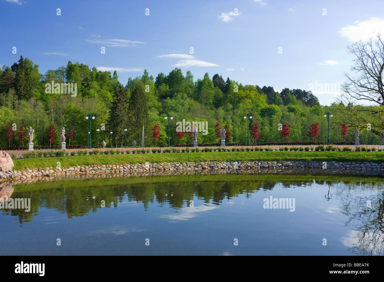 Pond and tree hi-res stock photography and images - Alamy