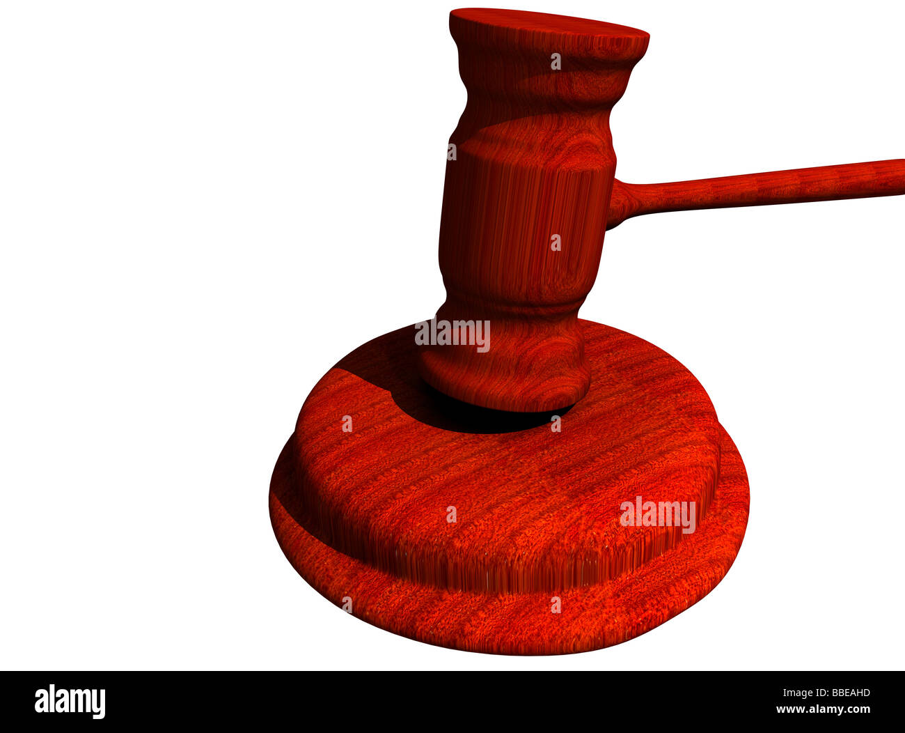 3d illustration of a judge's hammer Stock Photo Alamy