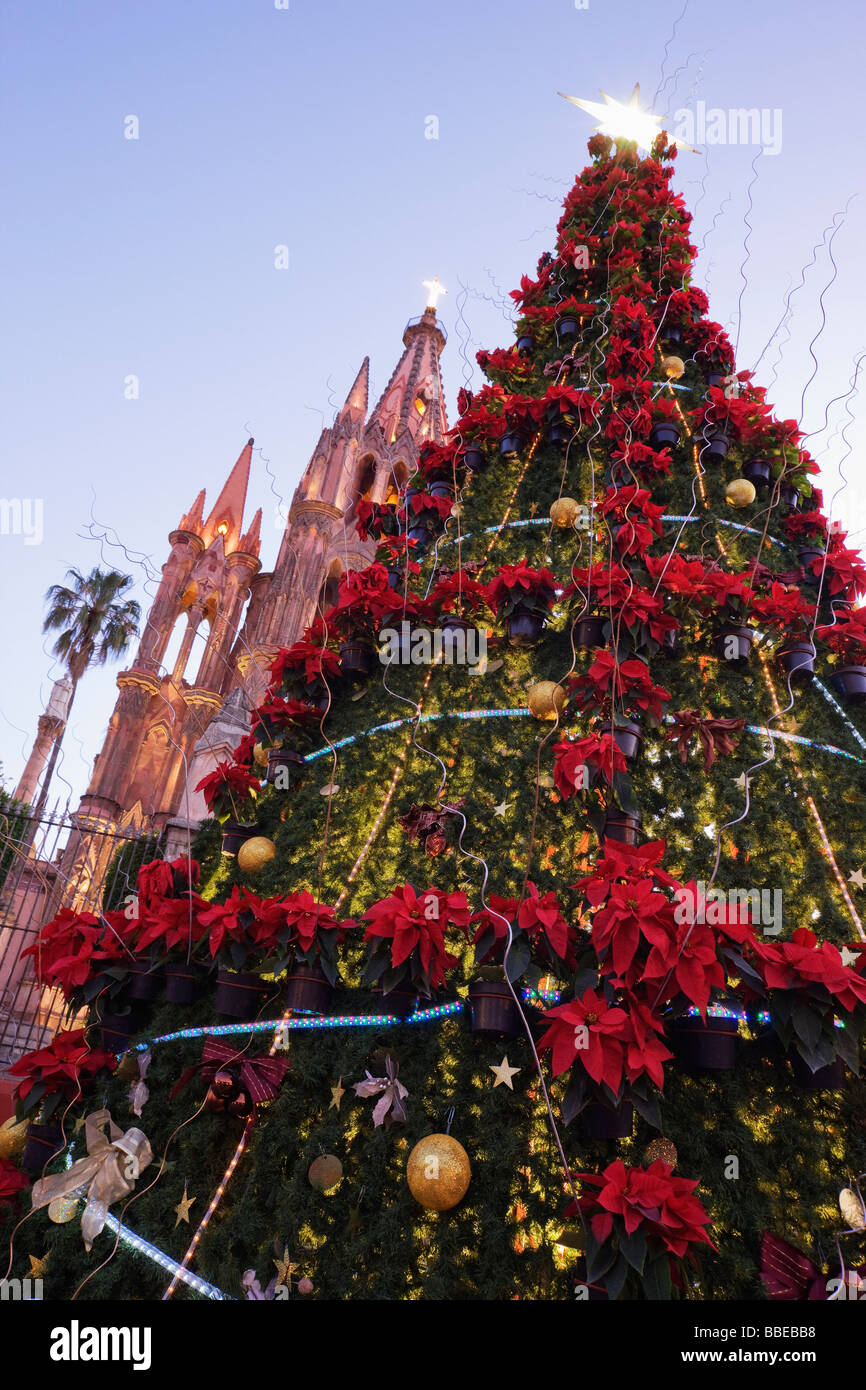 Christmas Tree, San Miguel de Allende, Guanajuato, Mexico Stock Photo