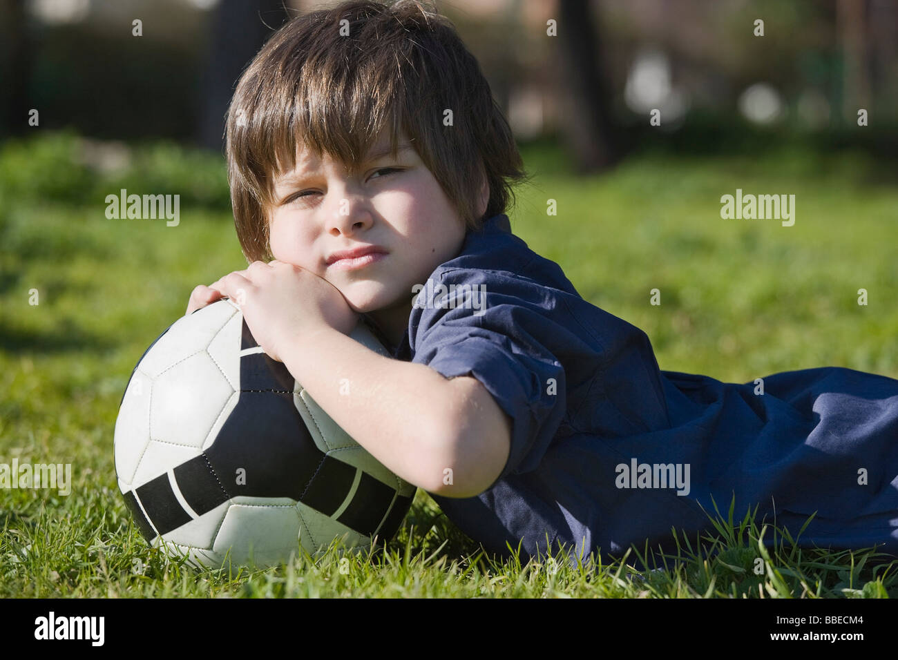 Football laying on field grass hires stock photography and images Alamy